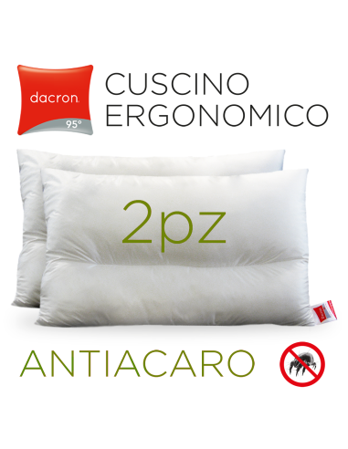 Cuscino Antiacaro 100% Cotone -...